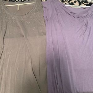 Set of 2 tunic tops from New York & Co size M